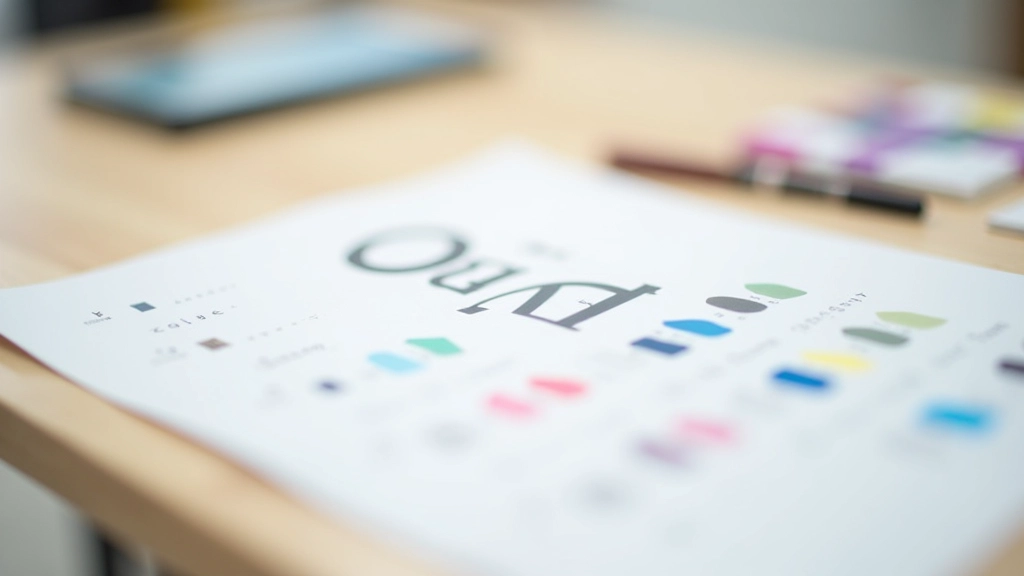 Color palette and typography scale organized as design tokens with naming conventions displayed in documentation