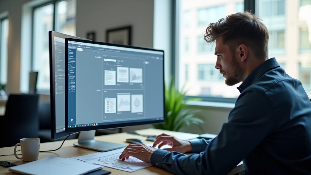 Designer creating a component in Figma with main component and instances visible in layers panel