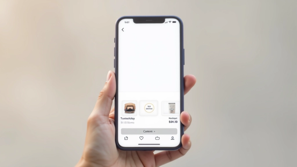 Portfolio project: E-commerce mobile app design with product browsing interface and checkout flow