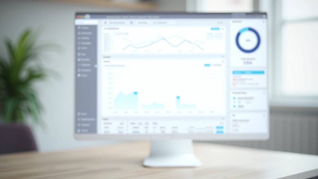 Portfolio project: SaaS dashboard design showing analytics data visualization and user interface components